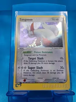 Zangoose 14/100 NM Holo EX Sandstorm Rare Pokemon TCG Card - Image 1