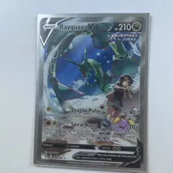 Pokemon TCG Rayquaza V Rapid Strike Card - Image 3