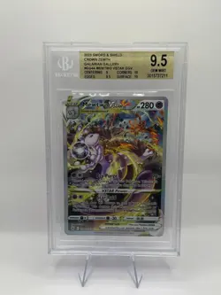POKEMON MEWTWO VSTAR CROWN ZENITH GALARIAN GALLERY GG44 BGS GEM MINT INVEST - Image 1