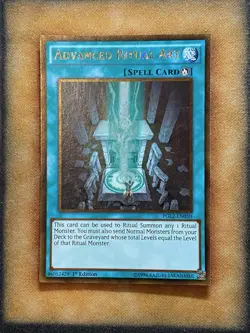 Yugioh Advanced Ritual Art PGL2-EN050 Gold Rare 1st Ed NM - Image 1