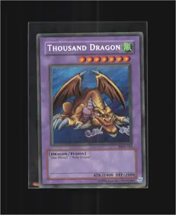 Thousand Dragon MRD-143 Secret Rare Metal Raiders Yu-Gi-Oh Unlimited LP - Image 1