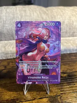 2025 One Piece VINSMOKE REIJU #OP12-063 Legacy Of The Master Alt. Art SR - Image 1