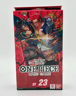 One Piece Card Game ST 23 Red SHANKS Starter Deck English - NEW FACTORY SEALED - Image 1