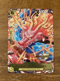 Kouzuki Momonosuke 2024 Championship Tournament Event Pack Promo One Piece P-064 - Image 1