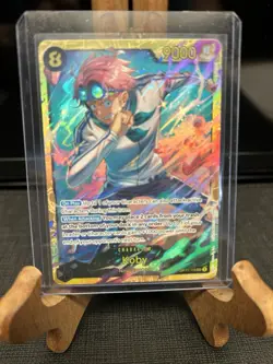 Koby OP11-119 A Fist of Divine Speed ONE PIECE TCG English NM Foil - Image 1
