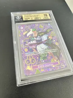 2024 ONE PIECE EMPERORS IN THE NEW WORLD SP #OP05067 ZORO-JUUROU BGS 10 - Image 3