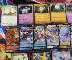 Pokemon Card Lot DMG - LP Cosmos V Pikachu EX GX Radiant Sylveon + - Image 3