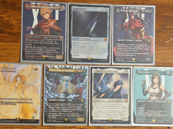MTG Final Fantasy Universes Beyond 7-Card English Lot w/ Buster Sword, Cloud - Image 1