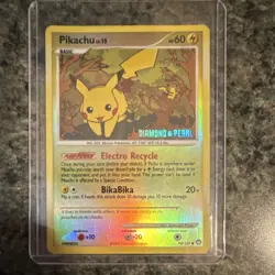 Pokemon Pikachu 094/123 Burger King Reverse Holo Promo 2007 English Card - Image 1