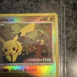 Pokemon Pikachu 094/123 Burger King Reverse Holo Promo 2007 English Card - Image 2