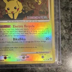 Pokemon Pikachu 094/123 Burger King Reverse Holo Promo 2007 English Card - Image 5