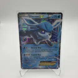 Glaceon EX 20/124 Fates Collide Ultra Rare Holo Pokemon Card - Image 1