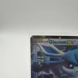 Glaceon EX 20/124 Fates Collide Ultra Rare Holo Pokemon Card - Image 3