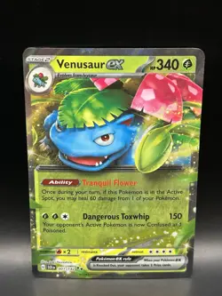 Venusaur ex 001/142 - Pokemon Stellar Crown Card - NM - Image 1