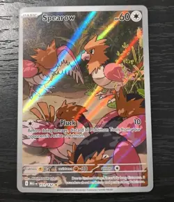 Pokemon Mega Evolutions Spearow Illustration Rare Card 151/132 NM - Image 1
