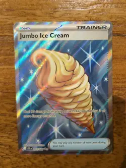 Jumbo Ice Cream 109/086 Chaos Rising NM! Full Art Pokemon Card TCG Ultra Rare - Image 1