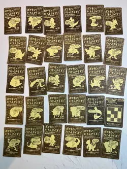 56 MP Nissui Battle Seal Sticker Card Set Lot Pokemon Pocket Monster 1999 - Image 3