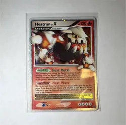 Pokemon TCG Heatran LV.X DP31 Diamond & Pearl Promo Holo 120 HP English Card - Image 1