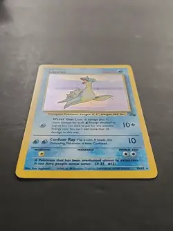 Lapras Holo Rare 10/62 Fossil Pokemon Card Unlimited LP - Image 3