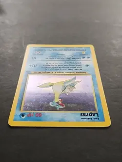 Lapras Holo Rare 10/62 Fossil Pokemon Card Unlimited LP - Image 4