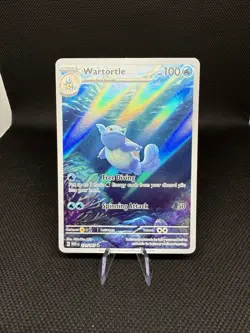 Pokemon TCG Wartortle 171/165 Scarlet & Violet 151 Illustration Rare Card - Image 1