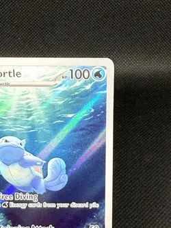Pokemon TCG Wartortle 171/165 Scarlet & Violet 151 Illustration Rare Card - Image 2
