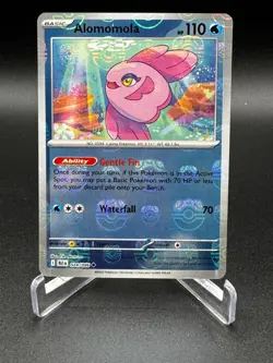 Pokemon TCG Alomomola (Master Ball Pattern) 024/086 Sv: Black Bolt Holo Card - Image 1