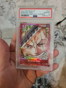 One Piece CCG Roronoa Zoro Premium Card Coll. Film Red ST01-013 PSA 10 Gem Mint - Image 1