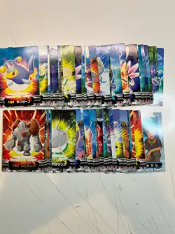 56 NM LP Zukan Pokemon Encyclopedia Bandai Carddass Japanese Cards - Image 1