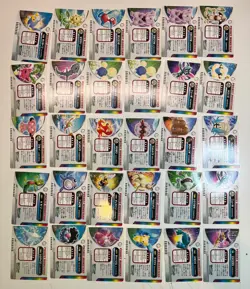 56 NM LP Zukan Pokemon Encyclopedia Bandai Carddass Japanese Cards - Image 3