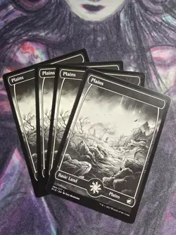 PLAINS (269) (FULL ART) X4 Innistrad: Midnight Hunt MID Magic MTG MINT CARD - Image 1