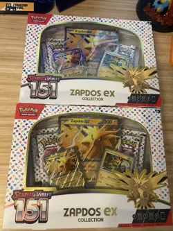 Pokemon Scarlet & Violet 151 Zapdos Ex Collection New/Sealed Lot Of 2 - Image 1