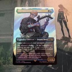 The Wandering Minstrel (Borderless) (Surge Foil) -Foil Near Mint MTG - Image 1