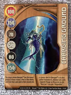 Bakugan Battle Brawlers Charging Ground 🥉 Copper Gate Card 18/48d Sirenoid - Image 2
