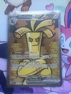 Pokemon TCG Gholdengo EX 252/182 SV04 Paradox Rift Holo Card Mint Condition - Image 3