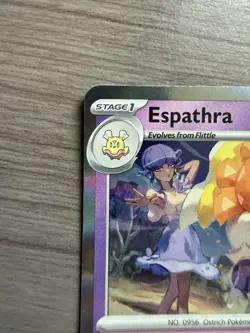 Pokemon TCG Espathra Holo Rare Card Paradox Rift 81/182 LP - Image 2