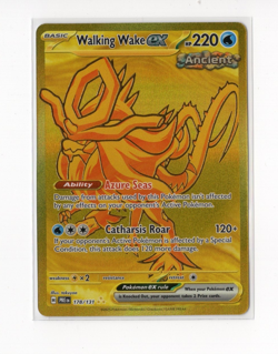Pokemon TCG Prismatic Evolutions Holo Walking Wake ex 178/131 NM - Image 1