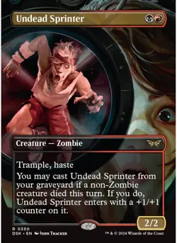 Undead Sprinter (Borderless) (Foil) 350 MTG NM - dsk - Image 1