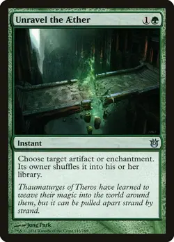 Unravel the Aether Foil Born of the Gods 143 NM MTG - Image 1