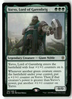 Yorvo, Lord of Garenbrig 185 Rare Throne of Eldraine Magic: The Gathering NM - Image 1