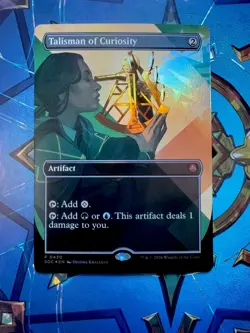 Talisman of Curiosity (Borderless) Commander: Secrets of Strixhaven (SOC) Foil - Image 1