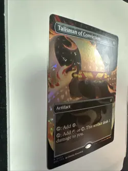 Talisman of Conviction (Borderless) Commander: Secrets of Strixhaven Foil NM - Image 5