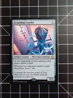 Magic the Gathering Foundations Scrawling Crawler Regular #132 - Image 1