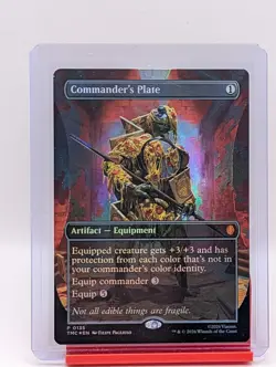 Commander's Plate [Borderless] #135 Magic Teenage Mutant Ninja Turtles Commander - Image 1