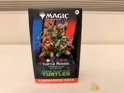 Sealed Teenage Mutant Ninja Turtles Commander Deck Turtle MTG - Image 1