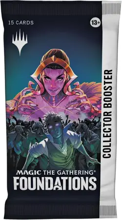 MTG Magic the Gathering Foundations Collector Boosters Box 12 packs sealed FDN - Image 1