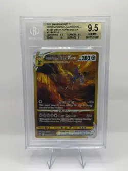 POKEMON ORIGIN FORME DIALGA VSTAR CROWN ZENITH GALARIAN GG68 BGS GEM MINT INVEST - Image 1