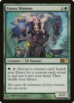 MTG Fauna Shaman [M11] #172 LP - Image 1
