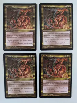4 Circle of Despair Mirage MTG NM Free shipping with tracking - Image 1