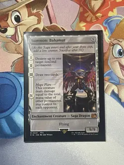 Summon Bahamut Final Fantasy Regular Magic The Gathering MTG 0001 Final Fantasy - Image 1